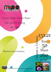 Mipo Photo Paper - 15x21 Parlak Fotoğraf Kağıdı 260gr. İnkjet MİPO