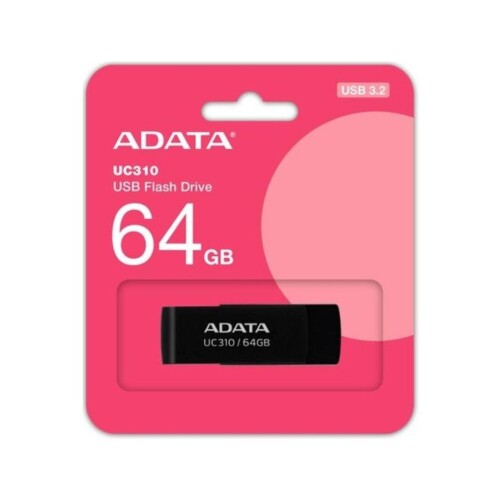 Adata 64 GB UC310 USB 3.2 Gen 1 Black Flash Bellek - 