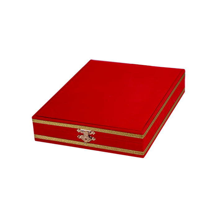 Ahşaplı Plaket Kutusu 12x16 Kırmızı Dikey - 2