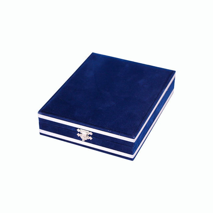 Ahşaplı Plaket Kutusu 12x16 Lacivert Dikey - 2