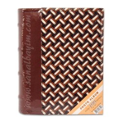  - Albüm 15x21 Desenli Deri 100lük LPP68100