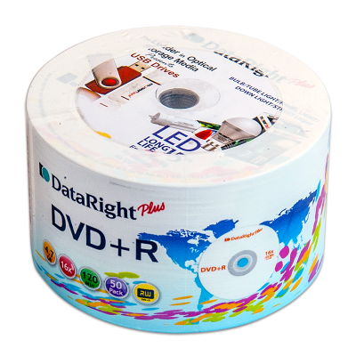 Dataright Plus DVD+R 4.7 GB 16X 120 Min 50 Pack - 1