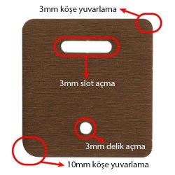 Digitronix Metal Köşe Yuvarlama Pensi 3mm R3 - 3