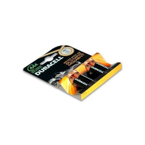 Duracell LR03 MN2400 AAA Alk. İnce Pil 4lü Blister - 2