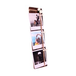  - Elit Ahşap Mandallı Fotoğraf Çerçevesi Dik