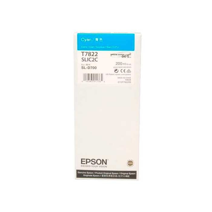 Epson T7822 Surelab SL- D700 Cyan - 1