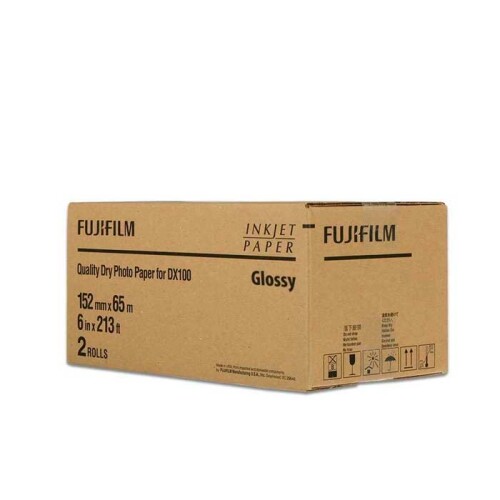 Fuji DX100 15,2x65mt Parlak Fotoğraf Kağıdı - 
