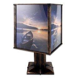  - Gece Lambası 15x21 Fotoğraflı Eskitme Desen
