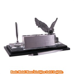 Gümüş Kartal Kristal Masa İsimliği KC1608 - 