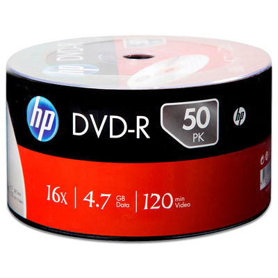 HP Printable DVD-R 4,7 GB 50li Paket - 1