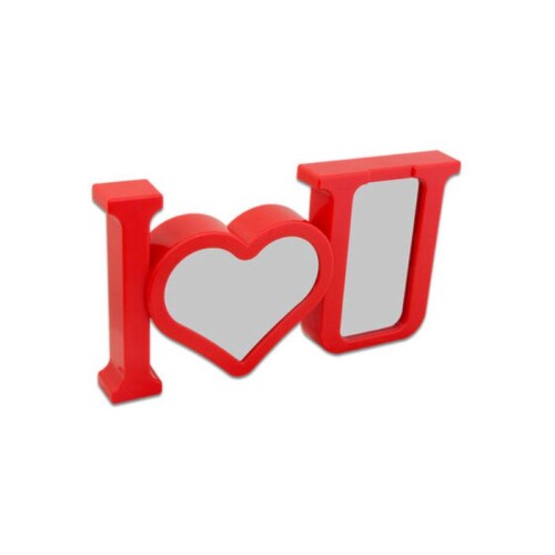 Sihirli Ayna I Love You Çerçeve Düğmeli USB 7734-4 - (1)