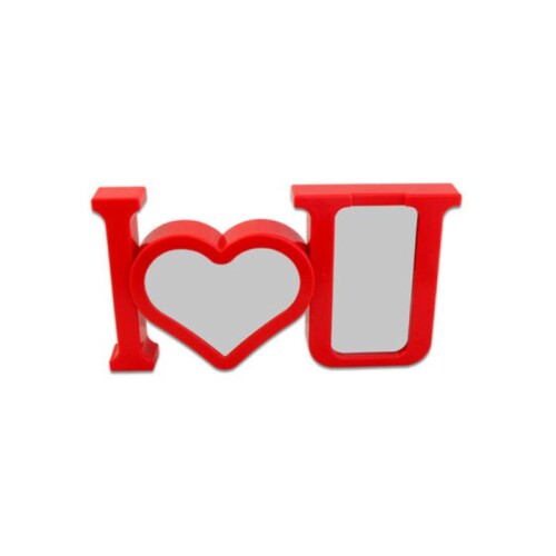 Sihirli Ayna I Love You Çerçeve Düğmeli USB 7734-4 - 3