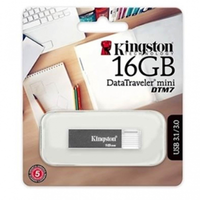 Kingston 16GB USB 3.0-3.1 Mini Flash Disk DTM7/16 - 1
