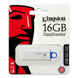 Kingston - Kingston 16GB USB 3.0 Flash Disk DTIG4/16