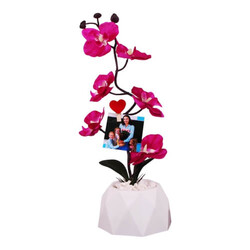  - Kişiye Özel Fotoğraf Baskılı Çiçek Saksılı Orkide