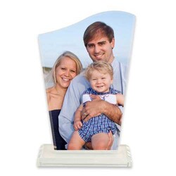  - Kristal Plaket Dalga 8MM