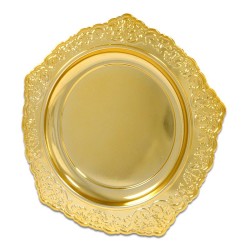  - Metal Ödül Tabağı M333A Altın 29cm