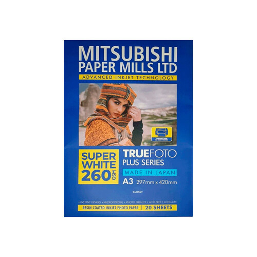 Mitsubishi A3 Parlak Fotoğraf Kağıdı 20li Paket - 