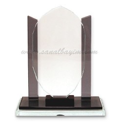  - Oval Vip Kristal Plaket 1001