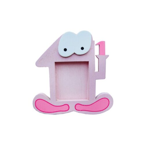 Pembe 1 Yaş Bebek Çerçevesi - 