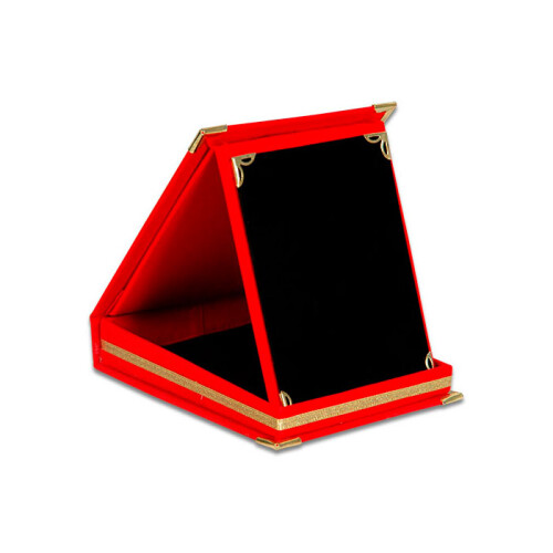 Plaket Kutusu 12x16 Albüm Kutu Kırmızı Dikey - 1