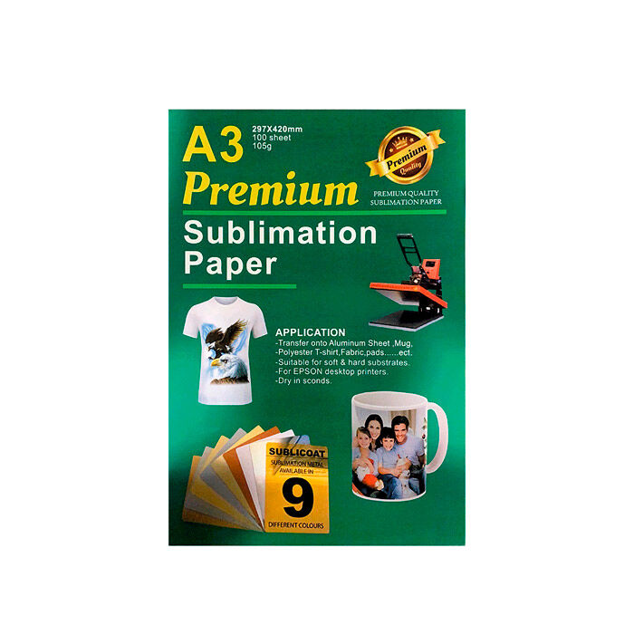 Premium A3 Sublimasyon Kağıdı Sert Zemin 100 Adet - 1