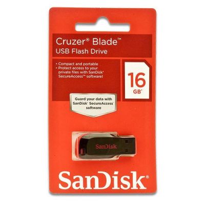 Sandisk 16 GB USB SDCZ50 2.0 Cruzer Blade - 1