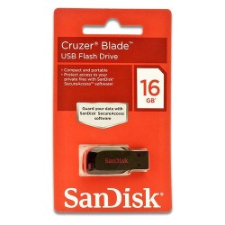 SanDisk - Sandisk 16 GB USB SDCZ50 2.0 Cruzer Blade