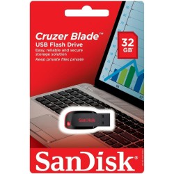 SanDisk - Sandisk 32 GB USB SDCZ50 2.0 Cruzer Blade