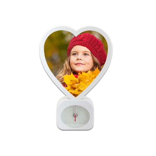 Sihirli Ayna Saatli Kalp Şeklinde USB 7734-7 - 