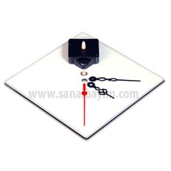  - Sublimasyon 20cm Kare MDF Saat (1)