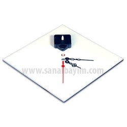  - Sublimasyon 27cm Kare MDF Saat (1)