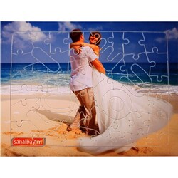  - Sublimasyon A4 Puzzle I Love You 51 Parça