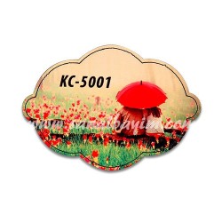  - Sublimasyon Ahşap Magnet Eko KC-5001