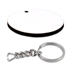  - Sublimasyon Anahtarlık HDF Daire Çift Taraflı 5cm (1)