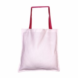 Eurotee - Sublimasyon Bez Çanta Pembe Saplı