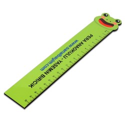  - Sublimasyon Cetvel HDF Kurbağa - Panda 20cm