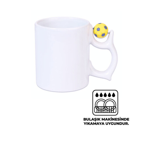 Sublimasyon Futbol Toplu Kupa Sarı Lacivert - 