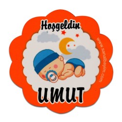  - Sublimasyon HDF Bardak Altlığı Papatya HD2005 9,5cmx9,5cm