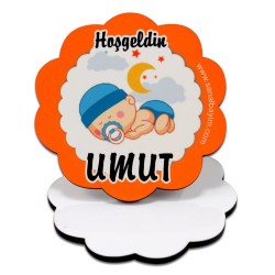  - Sublimasyon HDF Bardak Altlığı Papatya HD2005 9,5cmx9,5cm (1)