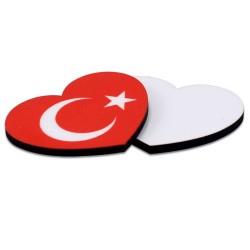  - Sublimasyon HDF Yaka Rozeti Kalp 4,5x5cm (1)