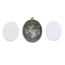  - Sublimasyon Kolye TK111 Antik Nikel (1)