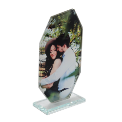 Sublimasyon Kristal Plaket Beyaz Küçük Lale - 1