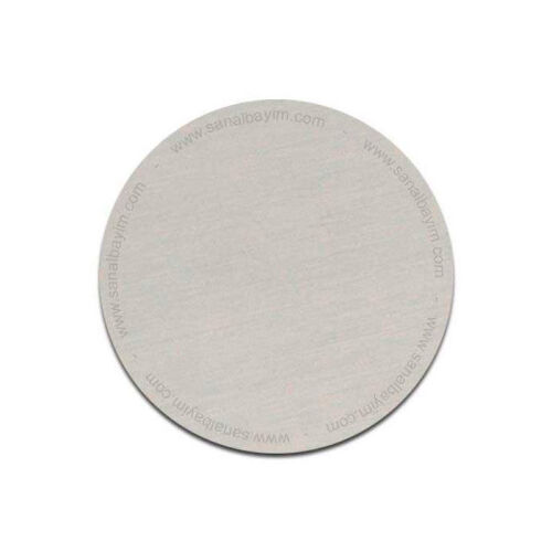 Sublimasyon Madalya Baskı Metali 5,5 cm Gümüş - 