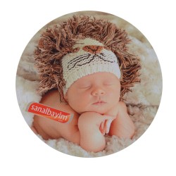  - Sublimasyon Mouse Pad 20 cm Yuvarlak 3mm