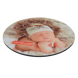 Sublimasyon Mouse Pad 20 cm Yuvarlak 3mm - 2