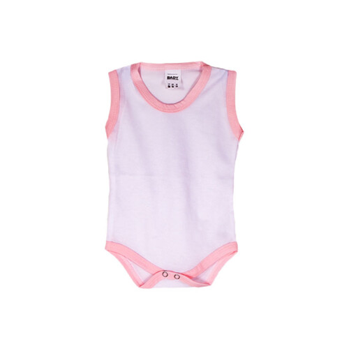 Sublimasyon Pembe Askılı Bebek Zıbını 0-3 Ay - 