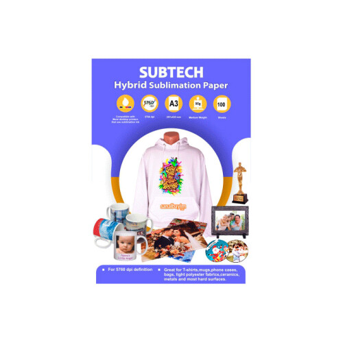 Subtech Sublimasyon Transfer Kağıdı A3 - 