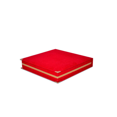 Tabak Kutusu Kırmızı 20cm - (1)