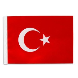  - Türk Masa Bayrağı 15x22,5 cm 10 lu Paket